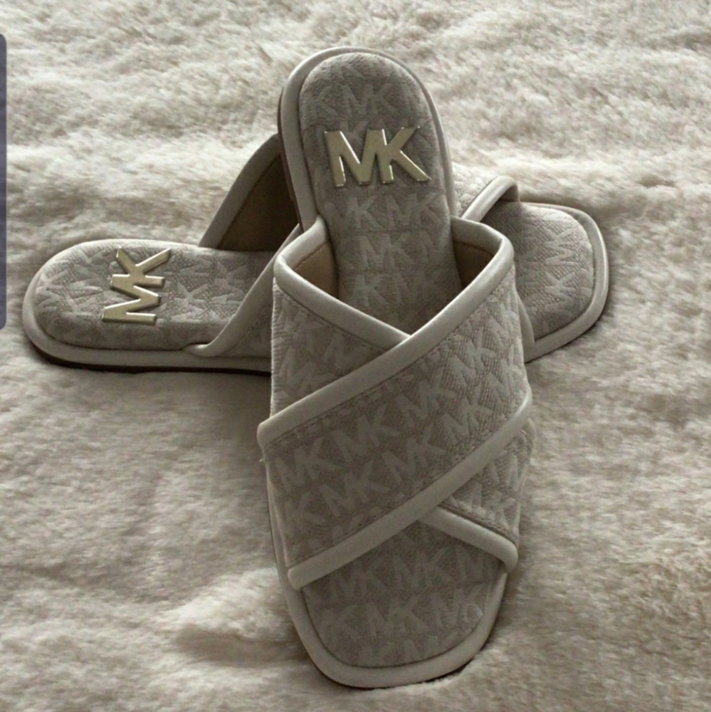 MICHAEL KORS NEW (Gideon) SLIDE SANDAL